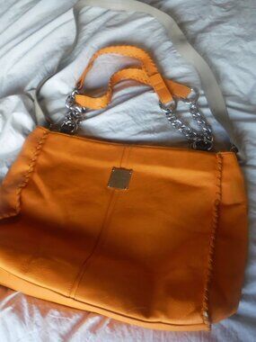 Miche Orange Leather Purse shoulder bag